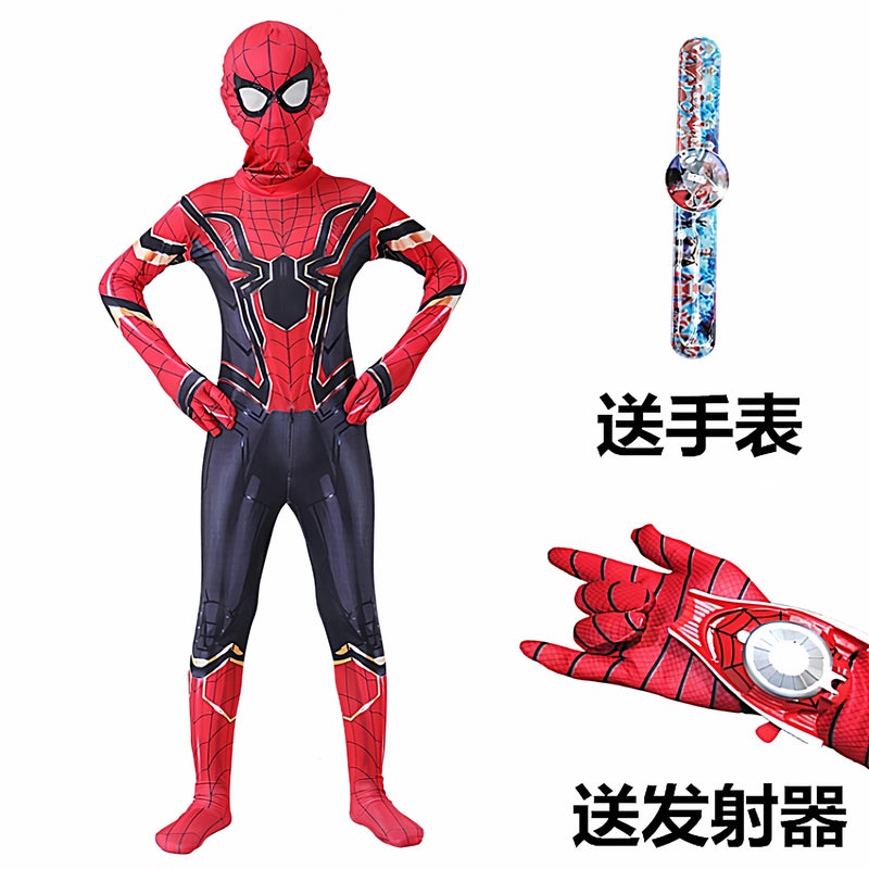 Spider-Man Kids' Hero Costume - Adult-Style Iron Suit for Boys