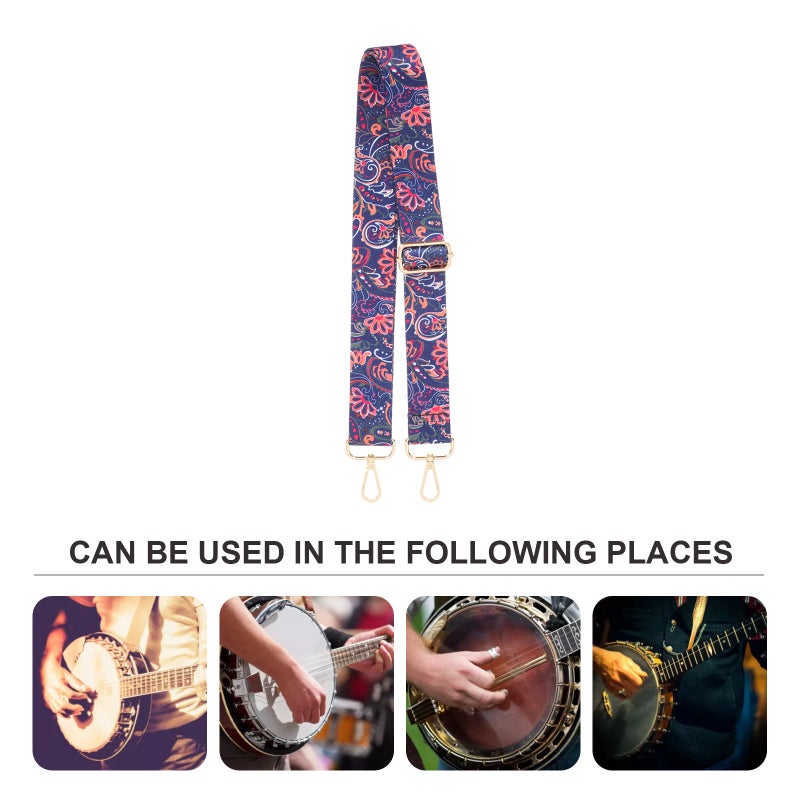 Wear-resistant Banjo Strap Adjustable Banjo Belt Replacement Banjo Belt - Image 1