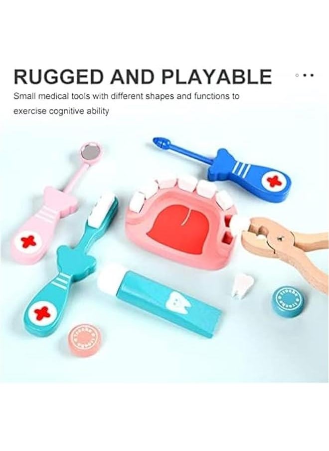 HOOKOR Doctor Kit for Kids Toys Toddler Girls Boys for 3 4 5 Year Old, Pretend Play Dress Up Dr Kit Realistic Doctor Play Set for Kids Toy Costume Role Play Birthday Gifts  - Image 4