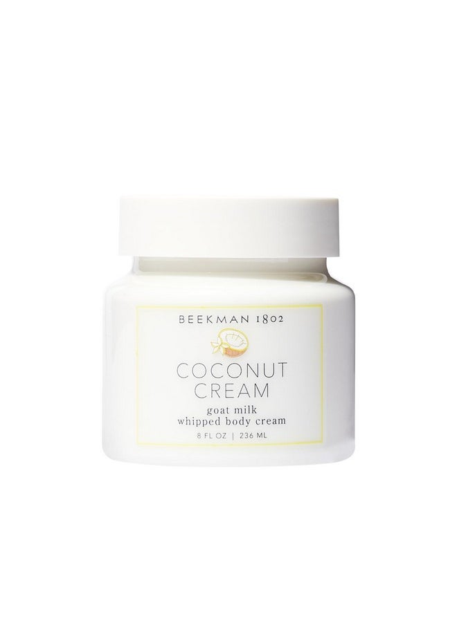 Beekman 1802 Coconut Cream Whipped Body Creamscented8 Ozmoisturizes Soothes & Softenswith Coconut Oil & Mango Seed Buttermicrobiome Friendlyno Irritationgood For Sensitive Skin  - Image 1