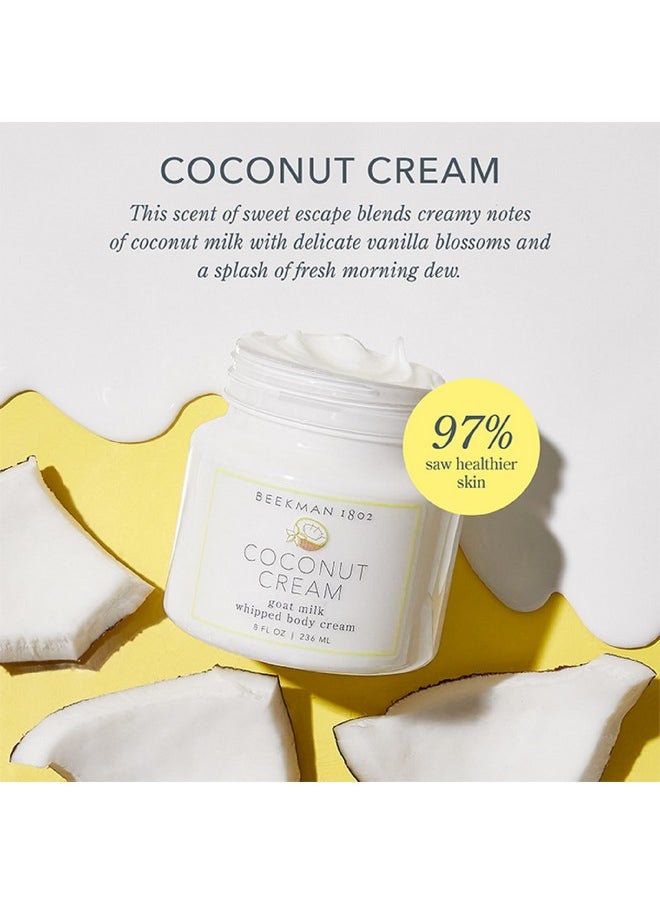 Beekman 1802 Coconut Cream Whipped Body Creamscented8 Ozmoisturizes Soothes & Softenswith Coconut Oil & Mango Seed Buttermicrobiome Friendlyno Irritationgood For Sensitive Skin  - Image 4