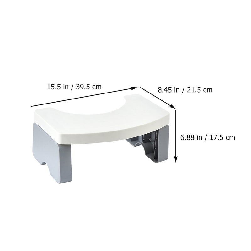 Squat Toilet Stool with Non-slip Design for Bathroom Use, Durable and Compact Footstool - Image 2