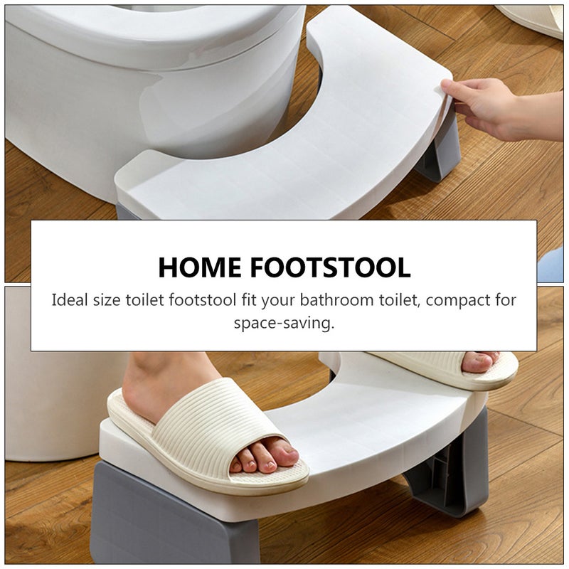Squat Toilet Stool with Non-slip Design for Bathroom Use, Durable and Compact Footstool - Image 5