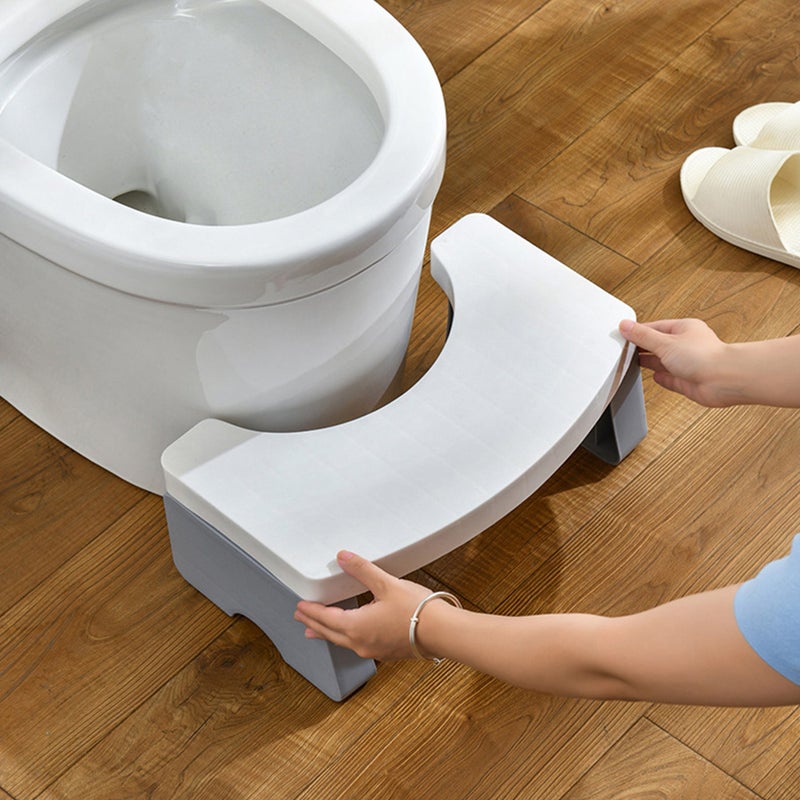 Squat Toilet Stool with Non-slip Design for Bathroom Use, Durable and Compact Footstool - Image 4