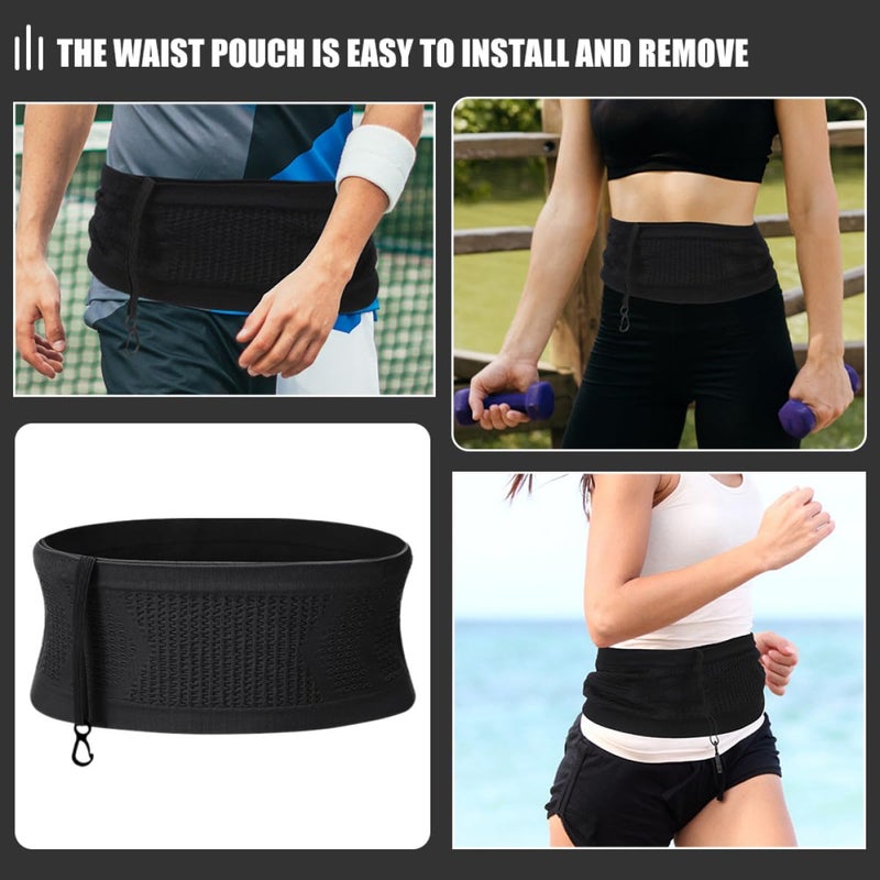 Large Capacity Breathable Running Waist Bag Elastic Fanny Pack for Men Women Lightweight Phone Holder Pouch for Outdoor Sports Hiking - Image 4