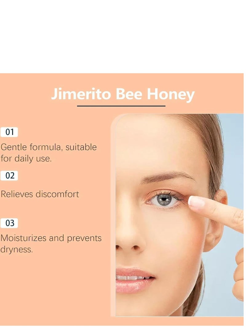 جرين Gr33n Jimerito Honey للعين ، Gr33n Jimerito Honey Eye قطرات ، قطرات عين عسل النحل اللسع ، تخفيف إجهاد العين وجفافها 15 مل - Image 3