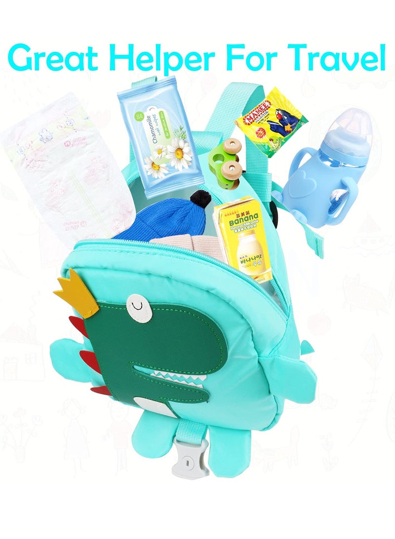 بيبي لاند زمام للاطفال الصغار وصلة معصم مضادة للفقدان سرج بتصميم ديناصور لطيف مع قابل للطي حزام مساعد للمشي الاولاد والبنات اثناء المشي - Image 5