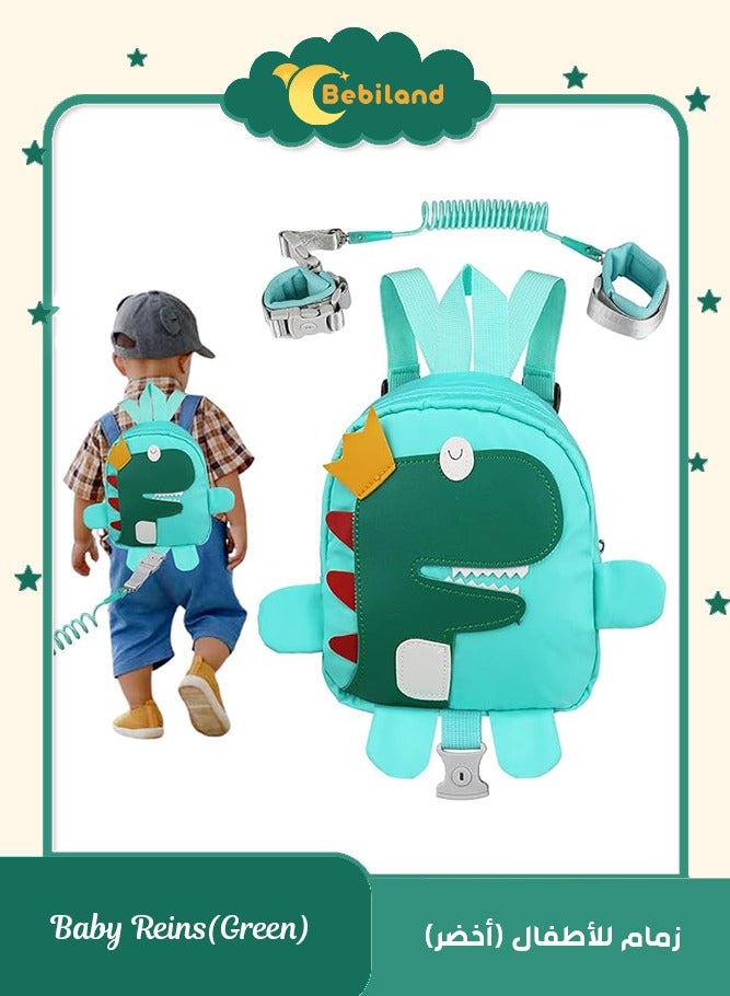 بيبي لاند زمام للاطفال الصغار وصلة معصم مضادة للفقدان سرج بتصميم ديناصور لطيف مع قابل للطي حزام مساعد للمشي الاولاد والبنات اثناء المشي - Image 1