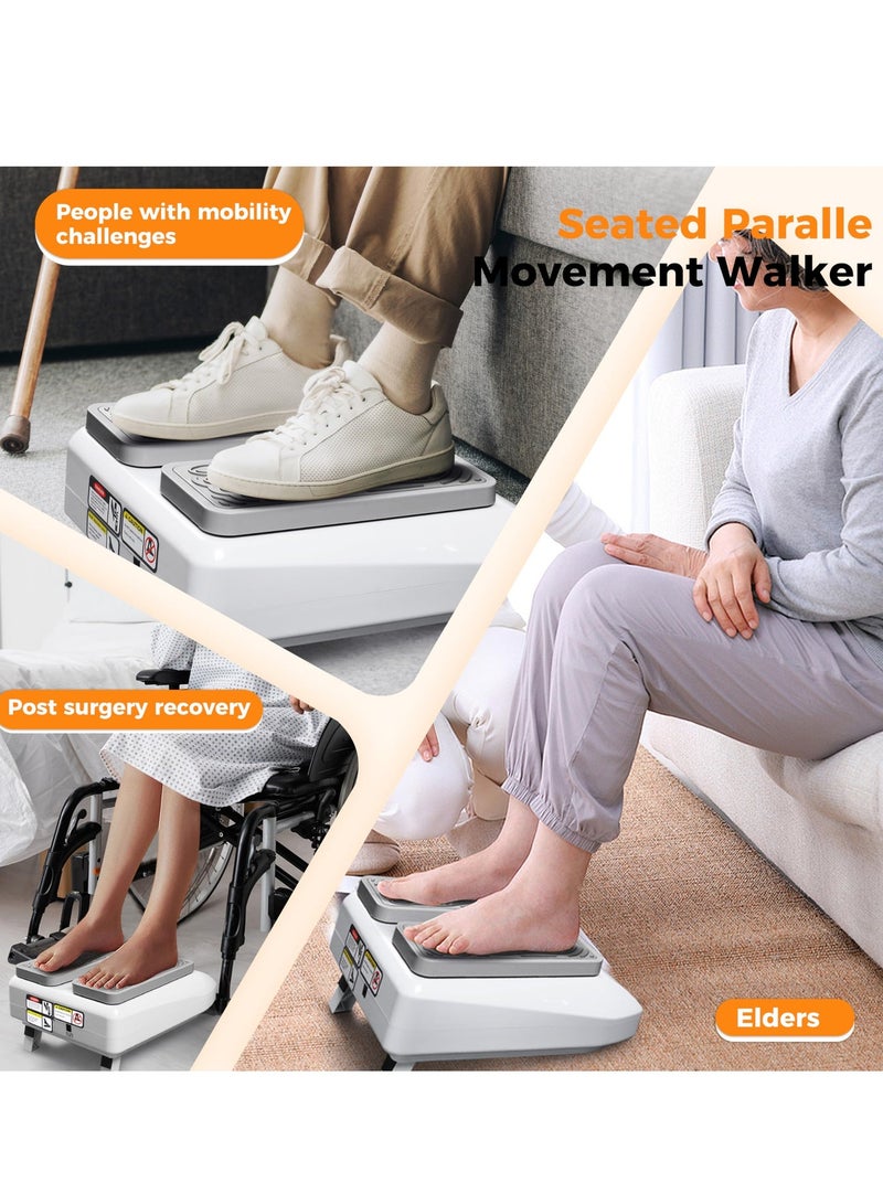 XiuWoo Leg Exercising Machine with Wireless Remote, Leg Exerciser While Sitting for Seniors, Electric Parallel Sliding, Compact for Knee Replacement Rehabilitation & Individuals with Limited Mobility - Image 5