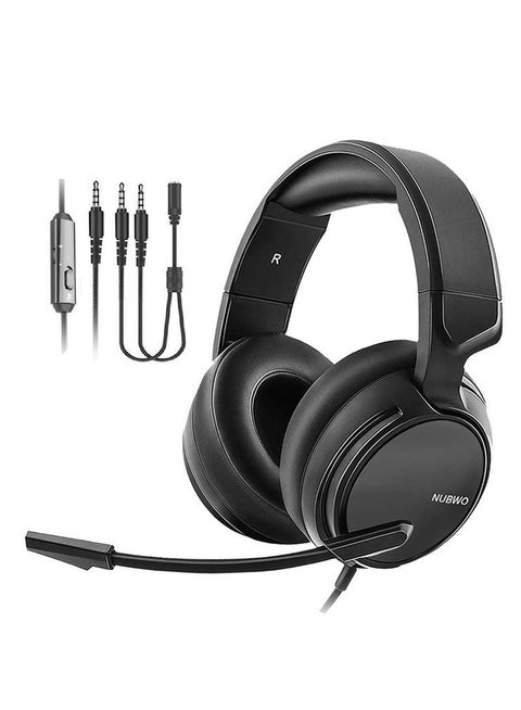 سماعات رأس سلكية للألعاب N12 مزودة بميكروفون لأجهزة PS4/PS5/ZOne/X Series/Switch/PC