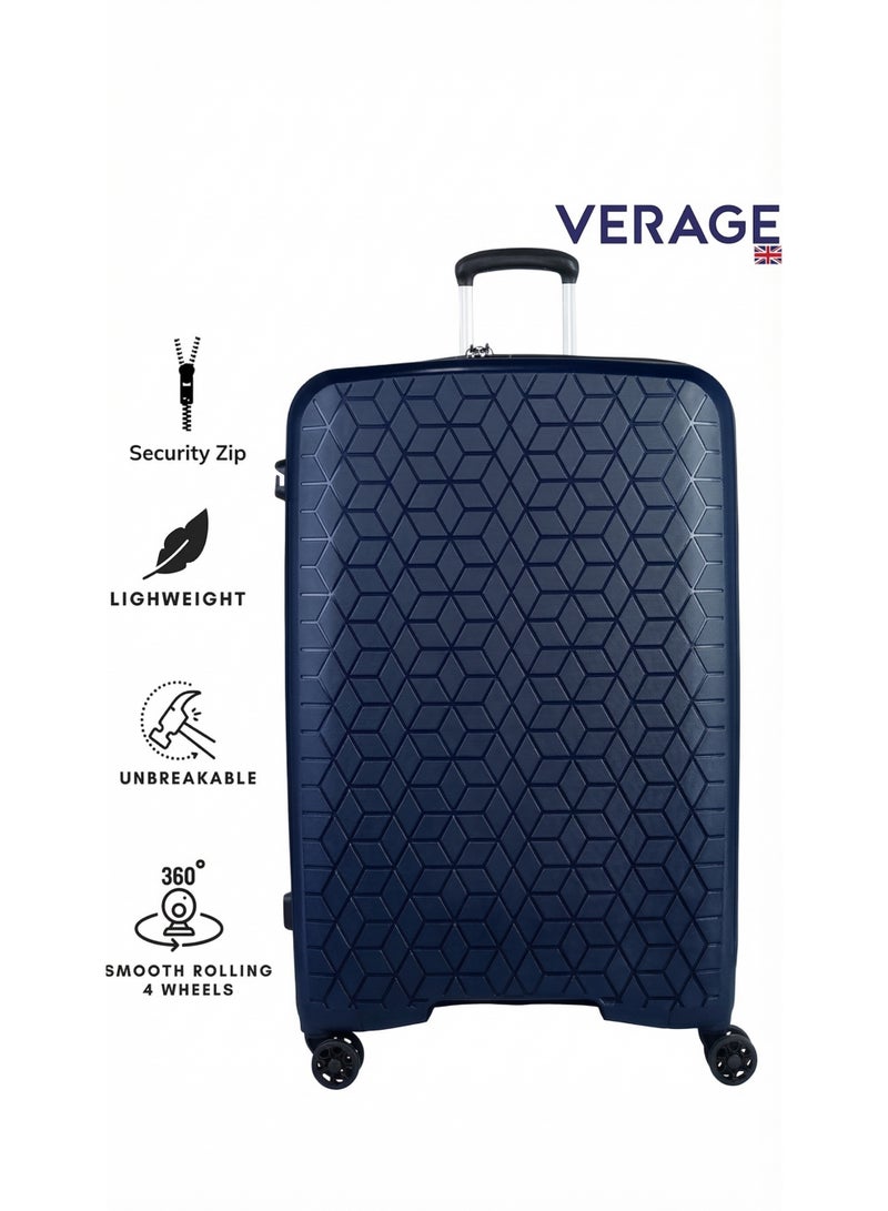VERAGE Unbreakable Luggage Expandable Hardside Suitcase Large Black - Image 2