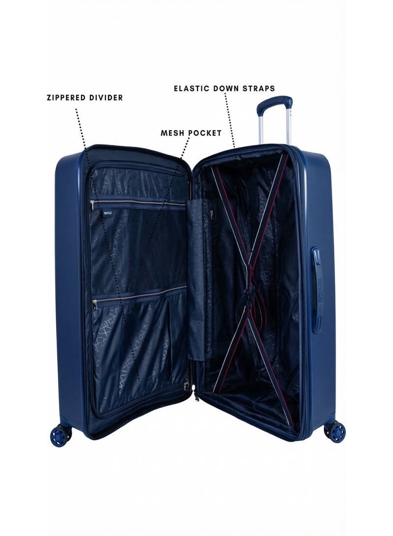 VERAGE Unbreakable Luggage Expandable Hardside Suitcase Large Black - Image 5