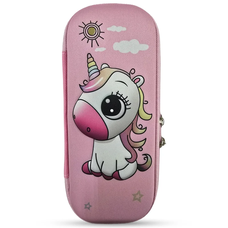 كوكوبي Cocobee Unicorn in the Sky Pencil Case With Internal Mesh Pocket, Sturdy Build, Zipper Closure – Girls, 3+ Years, Multicolor