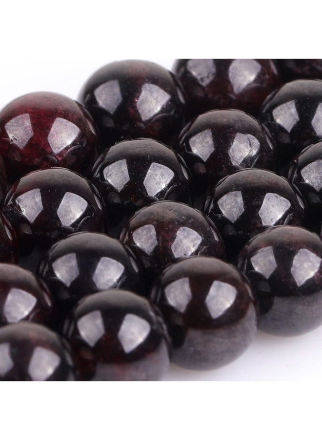 JOE FOREMAN Natural Round Garnet Gemstone Loose Beads 8Mm In Bulk One Strand 15 - Image 2