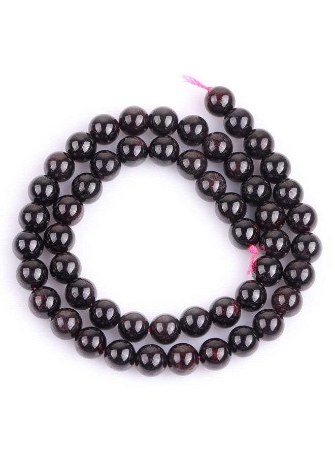 JOE FOREMAN Natural Round Garnet Gemstone Loose Beads 8Mm In Bulk One Strand 15 - Image 4
