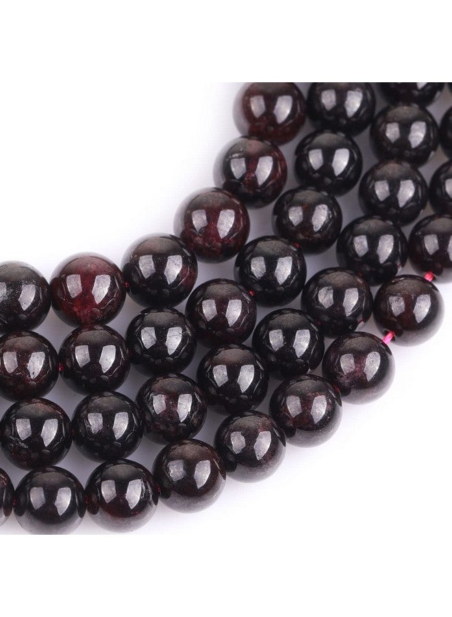 JOE FOREMAN Natural Round Garnet Gemstone Loose Beads 8Mm In Bulk One Strand 15 - Image 3