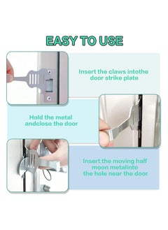Y&D Portable Travel Door Lock, Stainless Lock Without Drilling, Additional Safety and Privacy for Traveling Hotel Apartment School Home  - Image 4