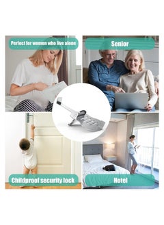 Y&D Portable Travel Door Lock, Stainless Lock Without Drilling, Additional Safety and Privacy for Traveling Hotel Apartment School Home  - Image 5