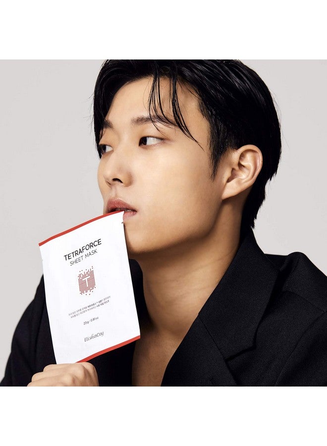 Elishacoy TETRAFORCE Sheet Mask 23g 10 Sheet - Tea Tree & Centella Asiatica Contained Skin Calming Facial Mask Sheet, Redness Relief, Removes Dead Skin Cells for Oily Acne Prone Skin - Image 4