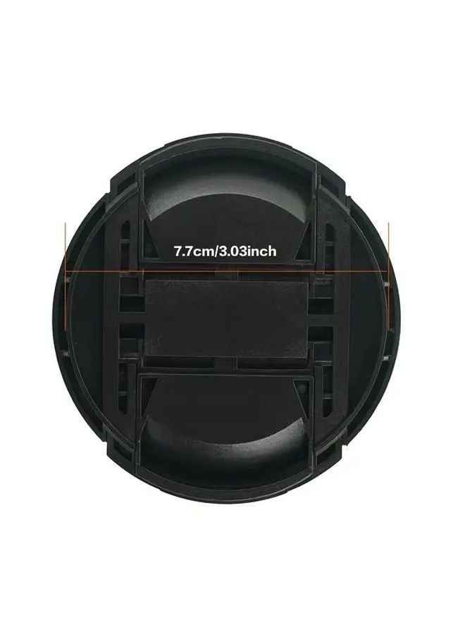 77mm Lens Cap Center Pinch Extra Strong Springs 100 Percent Recycled Plastic - Image 3