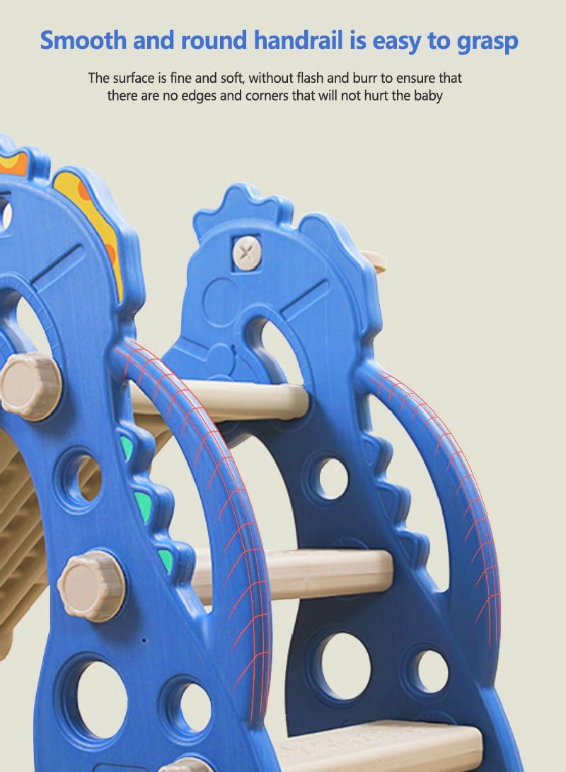 Sharpdo 2 in 1 Children's Slide Kids Slide with Basketball Hoop Indoor Home Multi-Function Combination Folding Toys Baby Slide For Boys and Girls - Image 4