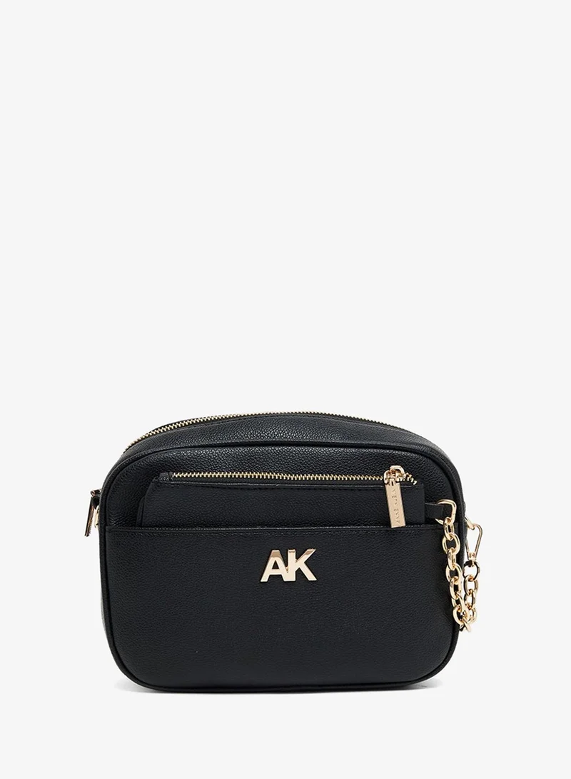 ANNE KLEIN Anne Klein Monogram Detail Shoulder Bag With Pouch