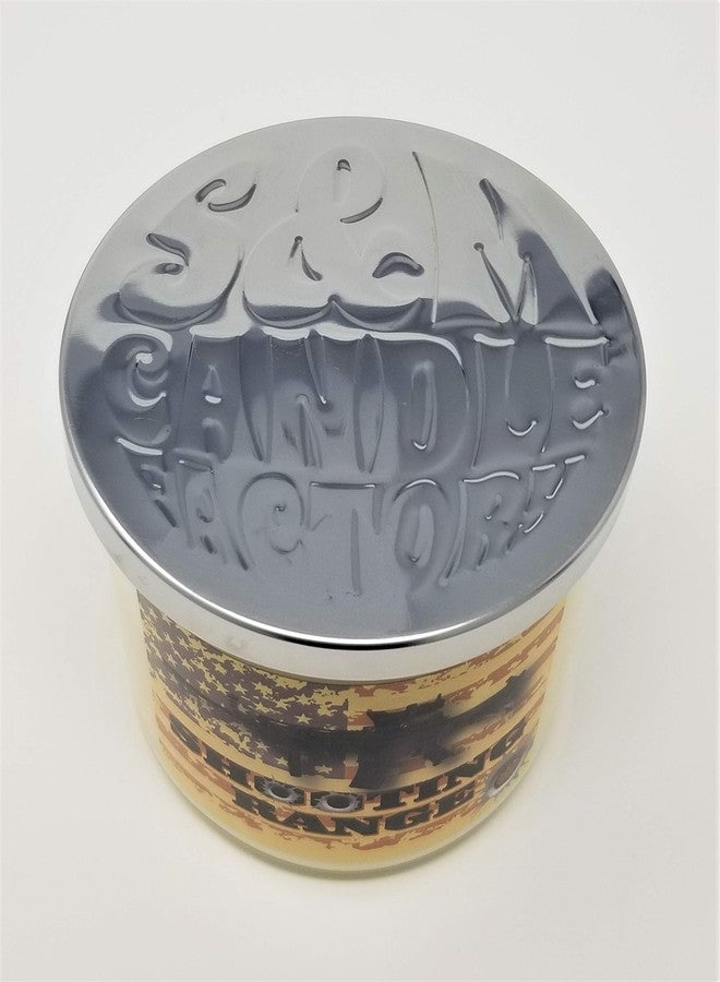 S&M Candle Factory شمعة ميدان الرماية ~ شمعة من شمع الصويا برائحة البارود والنحاس المستهلك ~ شمع صويا طبيعي فاخر بالكامل ~ صنع في الولايات المتحدة الأمريكية بنسبة 100% (برطمان كبير بثلاث فتائل) - Image 3
