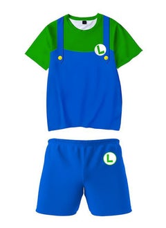 Generic Super Mario 3D digital printing personalized breathable T-shirt shorts set  - Image 1