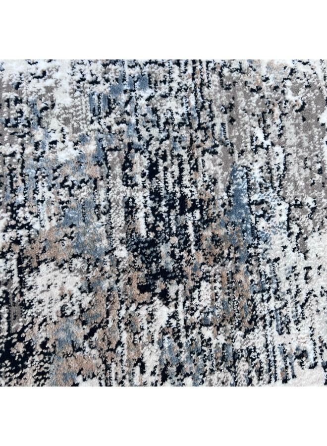 Abstract Blue Runner Carpet Ultra Soft Area Carpets For Bed Room Living Room And Dining room Anti-slip Floor Carpets Easy to Clean Made In Turkey