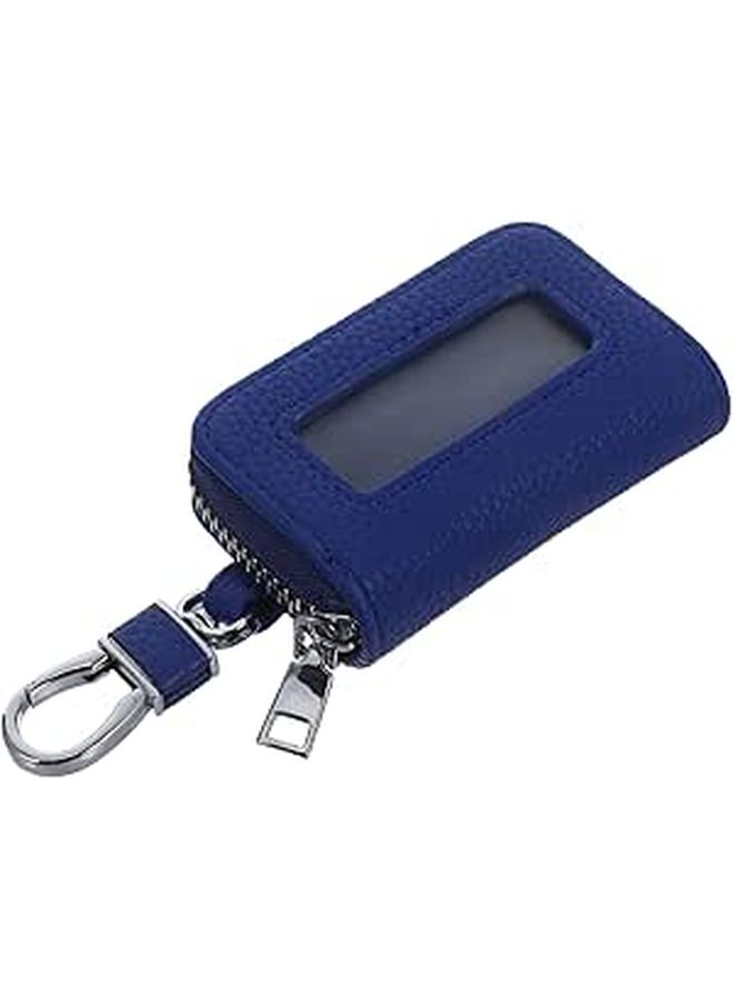 Elegant Vintage Metal Car Key Case Multi-Functional Secure Storage Remote Holder Zipper - Image 1
