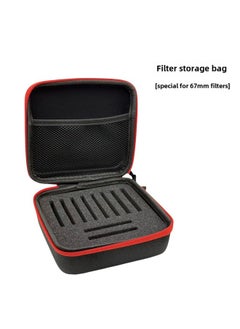 Generic 67mm Filter Storage Bag Fit Bag Moisture-proof Dustproof Travel Bag-Color:67mm Filter Storage Bag  - Image 1