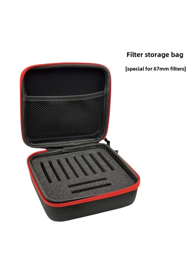 67mm Filter Storage Bag Fit Bag Moisture-proof Dustproof Travel Bag-Color:67mm Filter Storage Bag  - Image 1