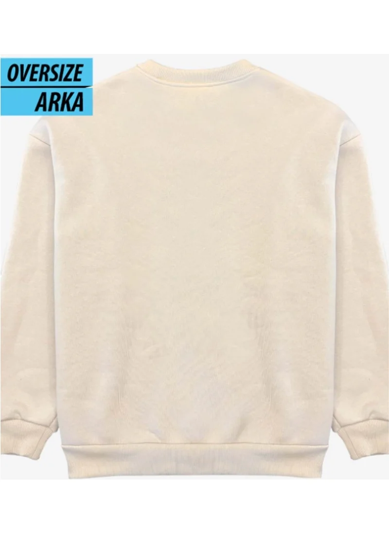 Hena Hollywood Oversize Sweatshirt – Feel the Los Angeles Spirit! Beige