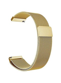 Milanese Loop 22mm Strap For Samsung Gear S3 Frontier Samsung Gear S3 Classic Samsung Galaxy Watch 46mm Stainless Steel Replacement Watch Band 22mm Gold