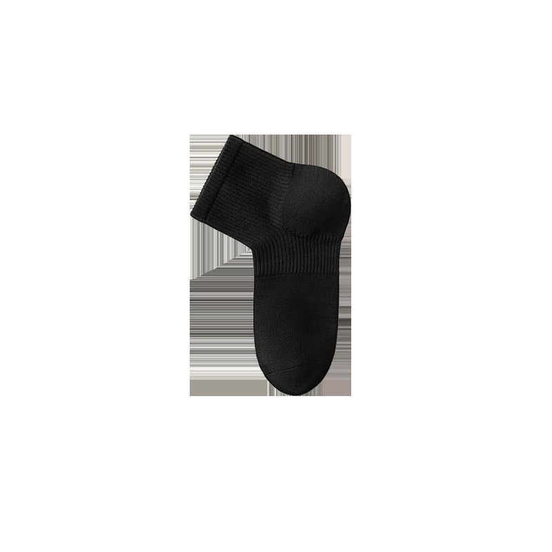Socks Men'S Socks Modal 90 ° Straight Angle Socks Antibacterial Mesh Breathable Deodorant Solid Color Men'S Socks - Image 1