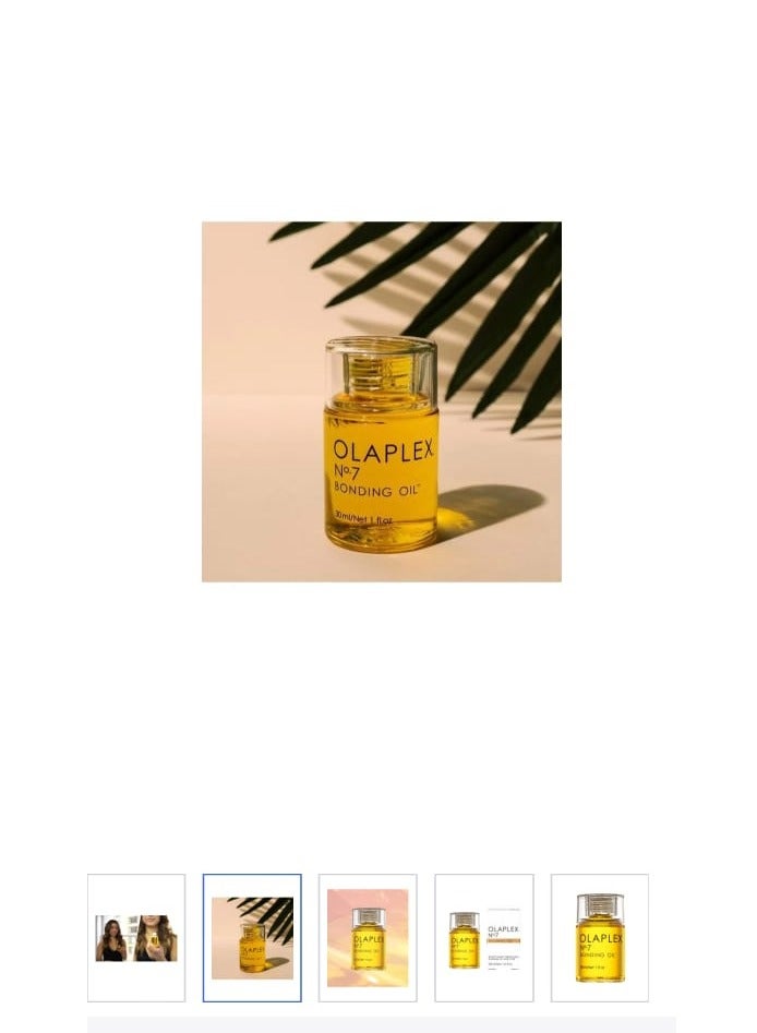 Olaplex No. 7 Bonding Oil, 30 ml, hair treatment oils, nourishing treatment for split ends and dry scalp for all hair types, nourishes and repairs all hair types, yellow 30ml - Image 3