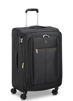 DELSEY Pin Up 6 Double wheel trolley suitcase 66cm, 3.4kg, 76L black - Medium  - Image 2