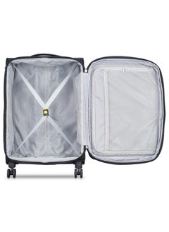 DELSEY Pin Up 6 Double wheel trolley suitcase 66cm, 3.4kg, 76L black - Medium  - Image 3