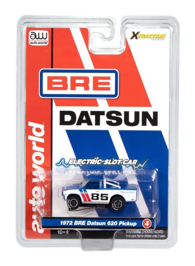 AW AUTO WORLD سيارة سباق مصغرة بمقياس HO من طراز SC420-4 Auto World Xtraction 1972 BRE Datsun 620 Pickup - Image 5