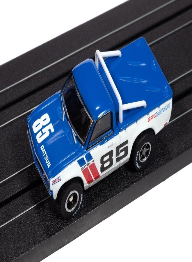 AW AUTO WORLD سيارة سباق مصغرة بمقياس HO من طراز SC420-4 Auto World Xtraction 1972 BRE Datsun 620 Pickup - Image 3