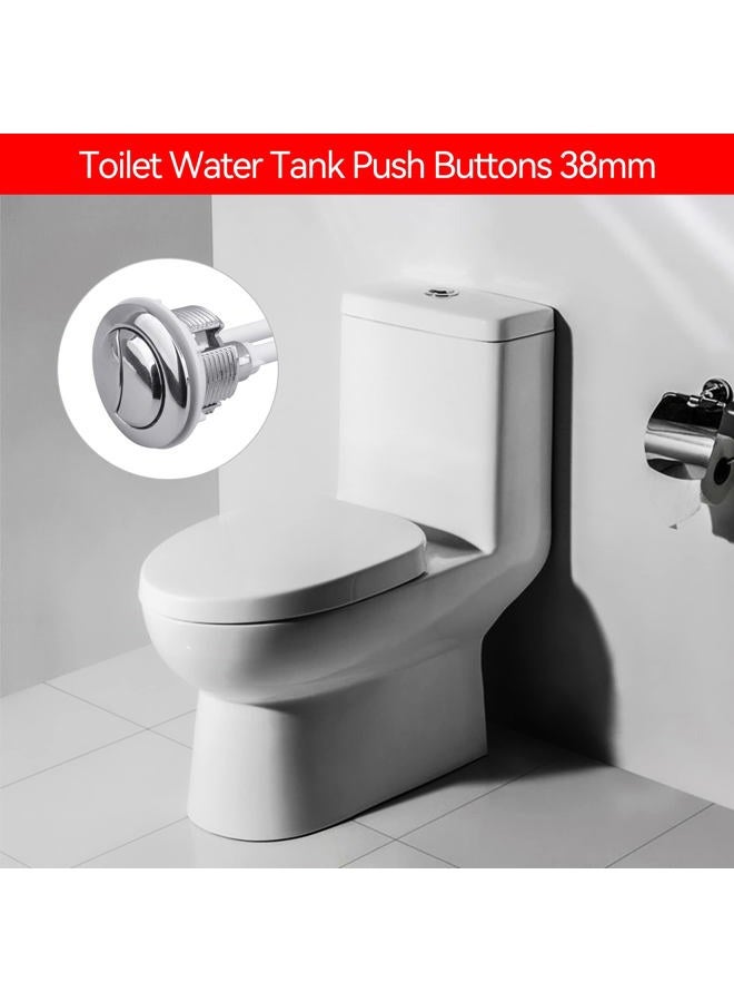 Slaige Dual Flush Toilet Kit Plastic Adjustable Top Push Button Toilet Tank Button Replacement for Most Dual Flush Toilet with 38mm Hole in the Cistern Lid - Image 5