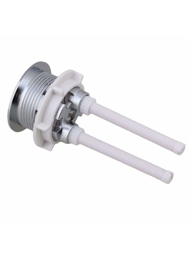 Slaige Dual Flush Toilet Kit Plastic Adjustable Top Push Button Toilet Tank Button Replacement for Most Dual Flush Toilet with 38mm Hole in the Cistern Lid - Image 2