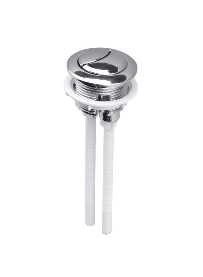 Slaige Dual Flush Toilet Kit Plastic Adjustable Top Push Button Toilet Tank Button Replacement for Most Dual Flush Toilet with 38mm Hole in the Cistern Lid - Image 1