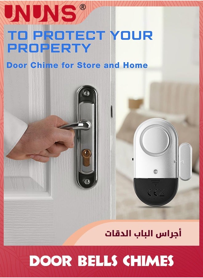 UNUNS - Door Window Alarms,Wireless Door Alarm For Home,120DB Pool Door Alarms,Security Personal Security Window Alarms For Pool Cars,Sheds,Caravans - Image 1