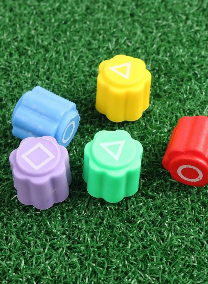 AADHVIK Catching Stone | Gonggi |Traditional Korean Game | korean Hand Stacking Toy | JackStone | 5 Pieces Traditional Stone | Family Travel Toy | Squid Tossing Stones. - Image 2