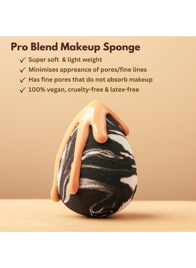 سبيكتا مجموعة إسفنجات Pro Blend Beauty Blender فائقة النعومة لمكياج الوجه. إسفنجات مزج المكياج الاحترافية الخالية من اللاتكس بأشكال على شكل دمعة وزيتون (عبوة مكونة من قطعتين)  - Image 3