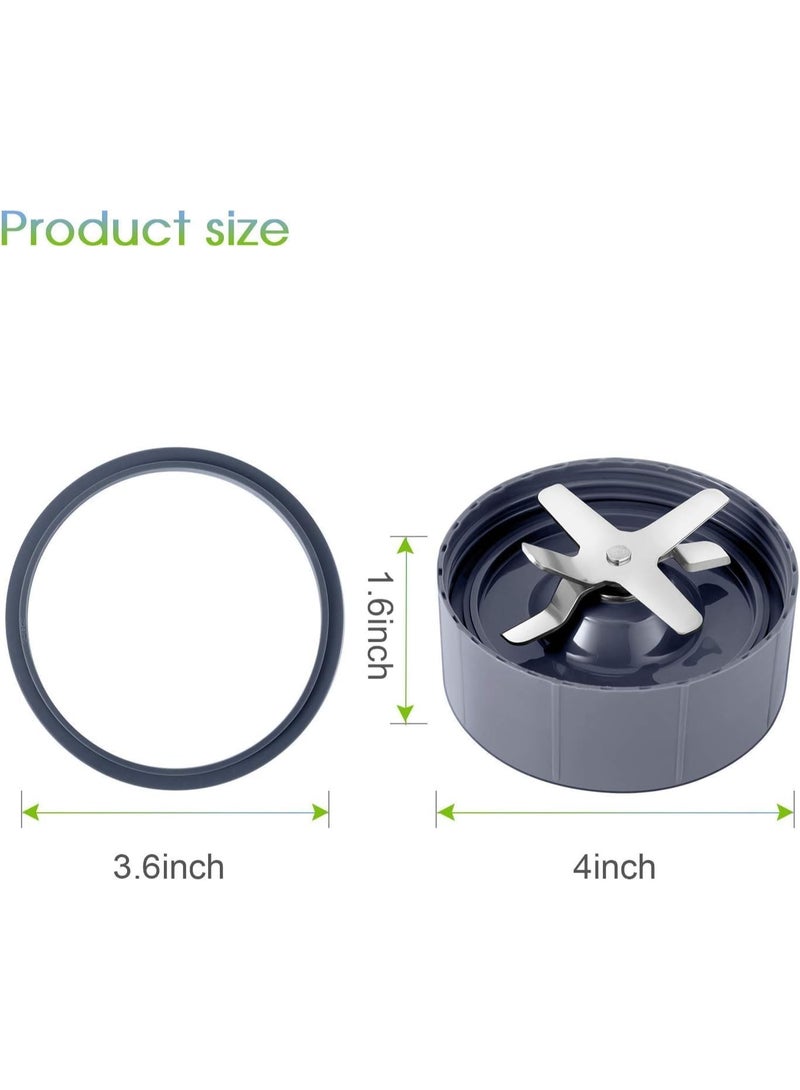 8 Pieces Blender Replacement Parts Extractor Blade for NutriBullet 600w 900w including Gasket Shock Pad and Gear - Image 2