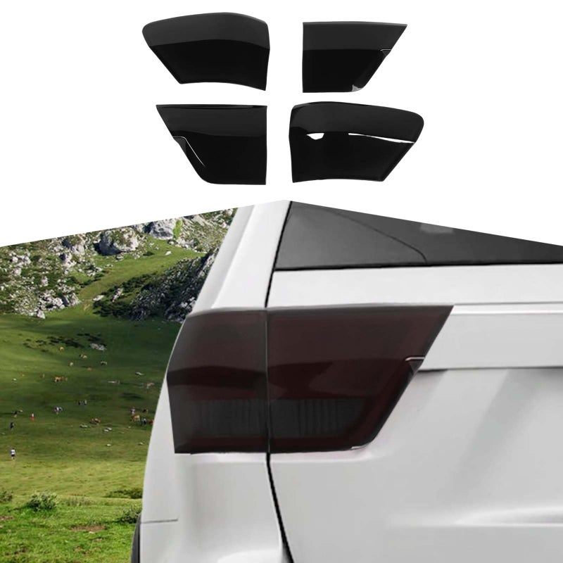 أغطية مصابيح الذيل المدخنة JeCar متوافقة مع جيب جراند شيروكي 2011-2013