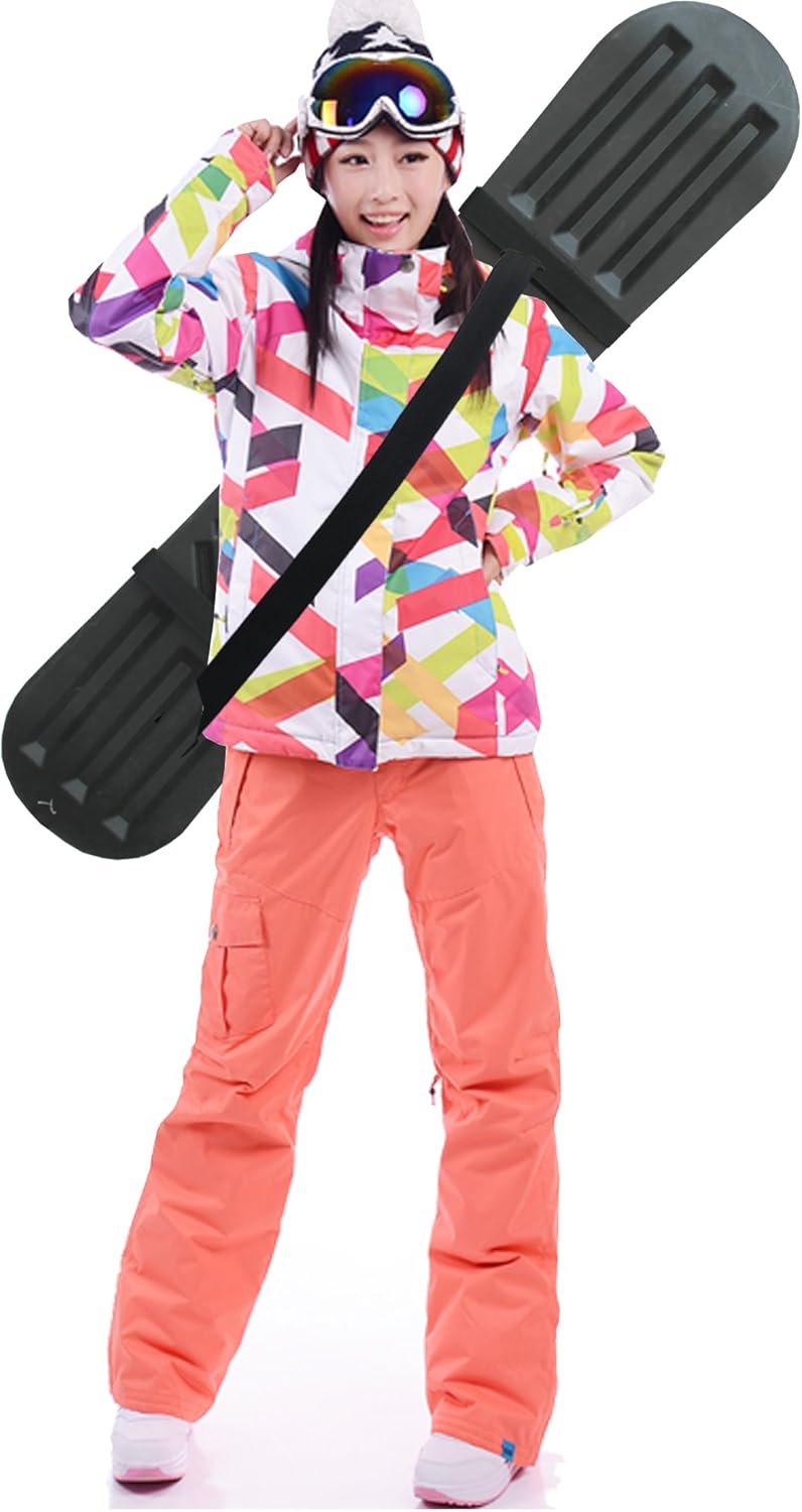 YYST Snowboard Shoulder Strap Snowboard Sleeve Snowboard Carry Strap Snowboard Sling Snowboard Carrier- Universal, Adjustalbe, Fits all Shapes of Snowboards! - Image 2