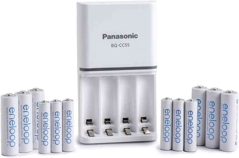 eneloop Panasonic KKJ55MBS66A eneloop Power Pack 6AA 6AAA and Advanced Battery 3 Hour Quick Charger  - Image 1